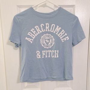 Abercrombie Kids boxy cropped graphic tee